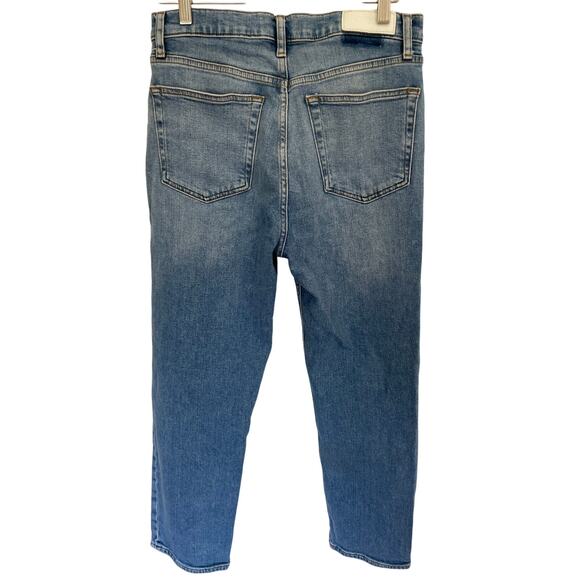 Re/Done Originals 70s Stovepipe Jeans 26 Rodeo Indigo with Distressing Size 29 - Picture 4 of 6